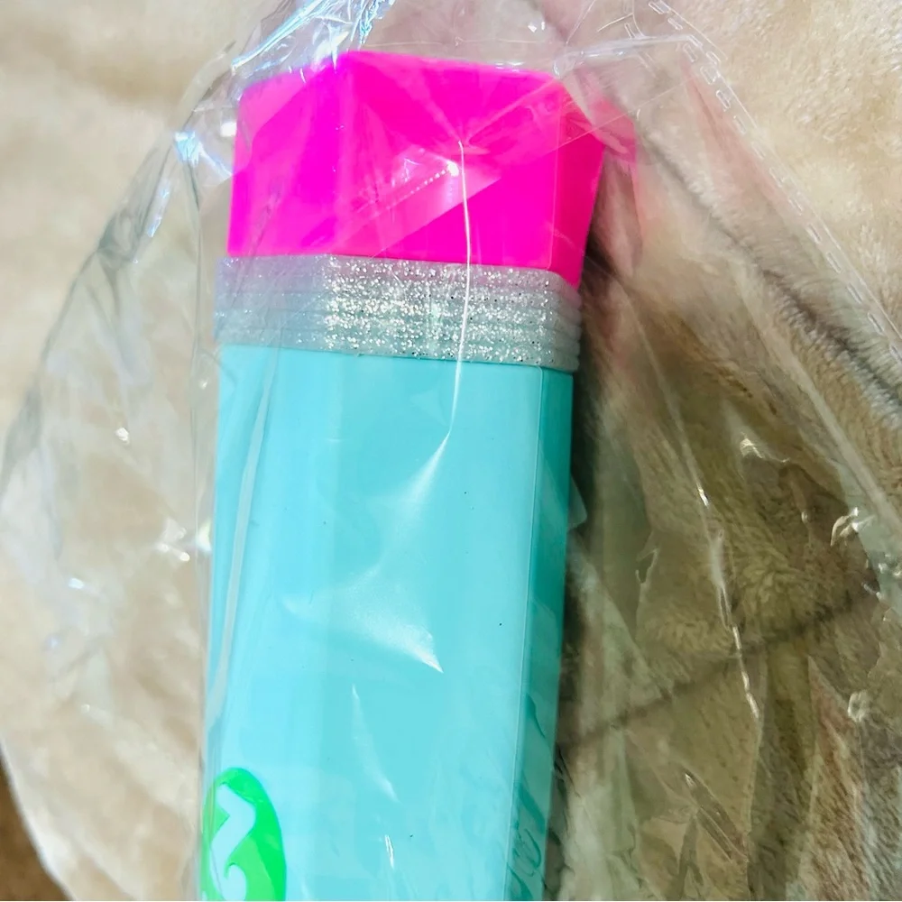 Pouch Pencil shaped Turquoise/Blue No. 2 Claire’s Pencil Case. zipper pull. New